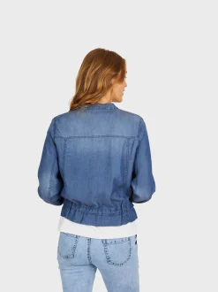 Navigazione Damen Jacke in denim