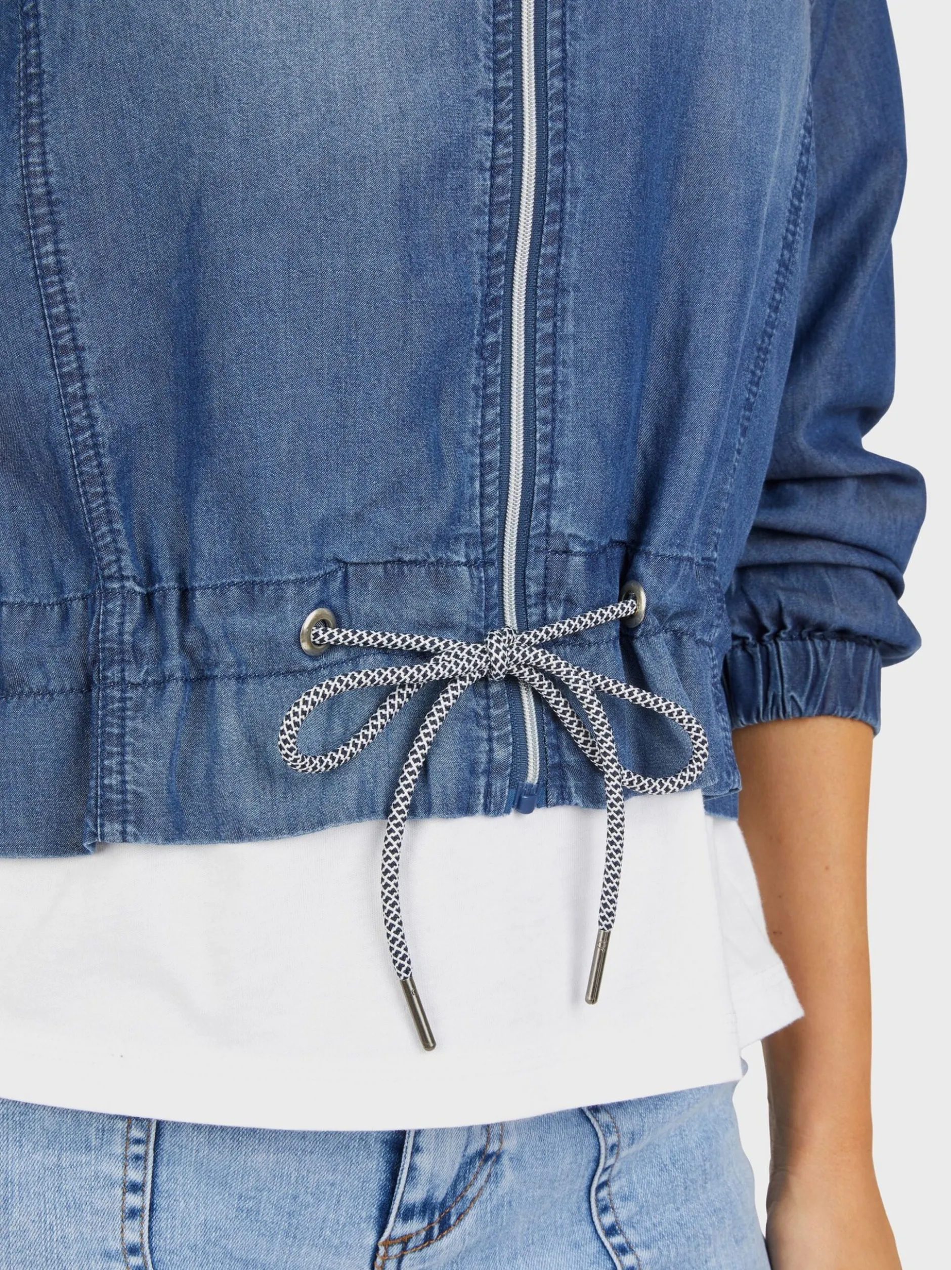 Navigazione Damen Jacke in denim
