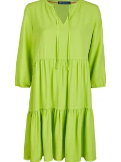 Navigazione Damen Kleid in grün - Länge: mittel