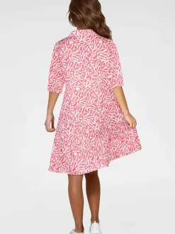 Navigazione Damen Kleid in pink - Länge: knielang