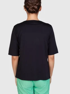 Navigazione Damen Shirt in blau - Ärmel: kurzarm