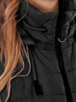 Navigazione Damen Steppjacke in schwarz