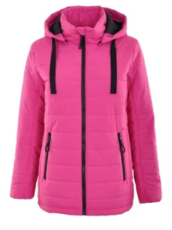 Navigazione Damen Steppjacke in fuchsia