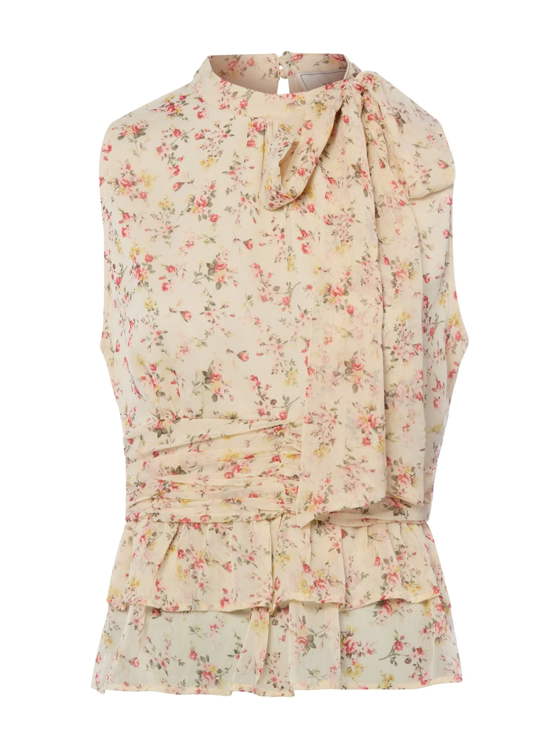 Neo Noir Damen Blusentop - Ansol Meadow in sand altrosa