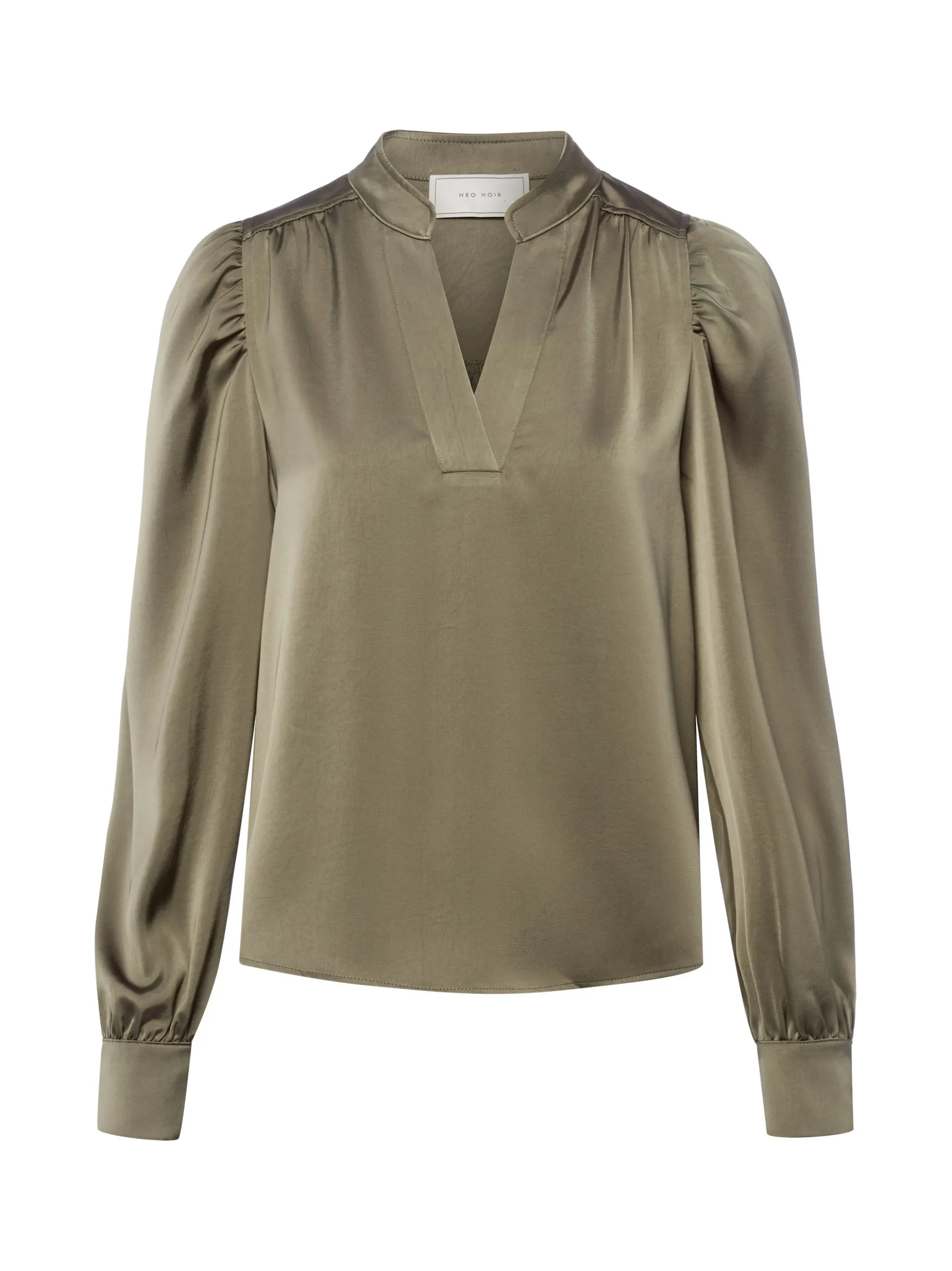 Neo Noir Damen Bluse - Rosslyn in schilf
