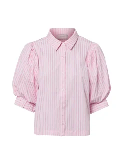 Neo Noir Damen Hemdbluse - Etta in rosa altrosa