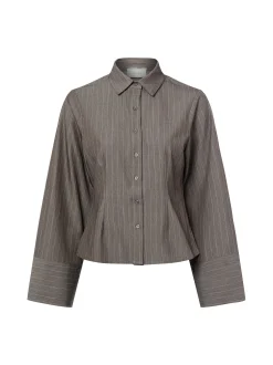 Neo Noir Damen Hemdbluse - Rosa in taupe