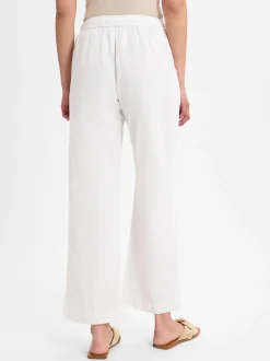 Neo Noir Damen Hose mit Leinen-Anteil - Sonar Linen in weiß