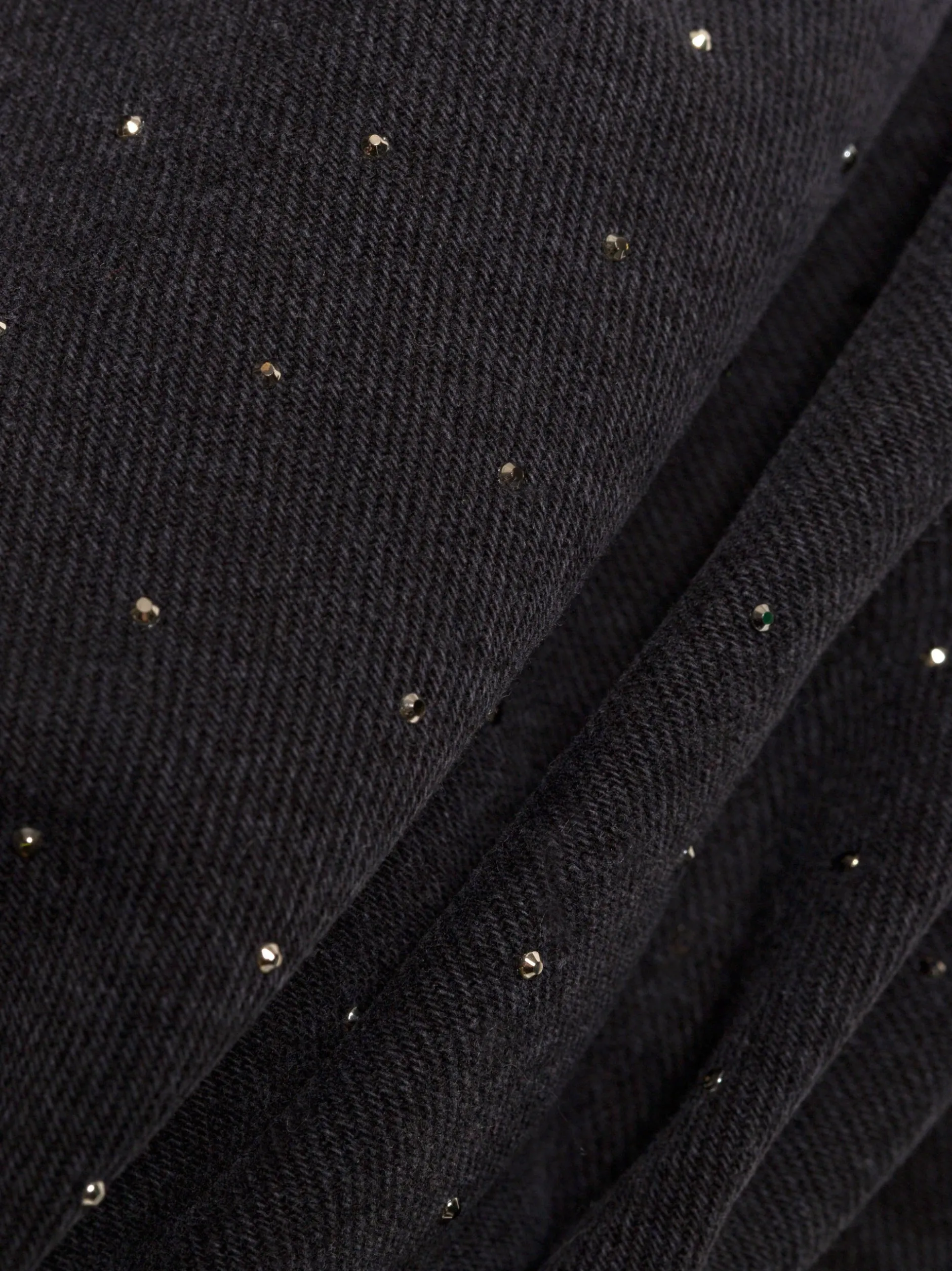 Neo Noir Damen Jeanstop - Rissa Bedazzled in anthrazit silber