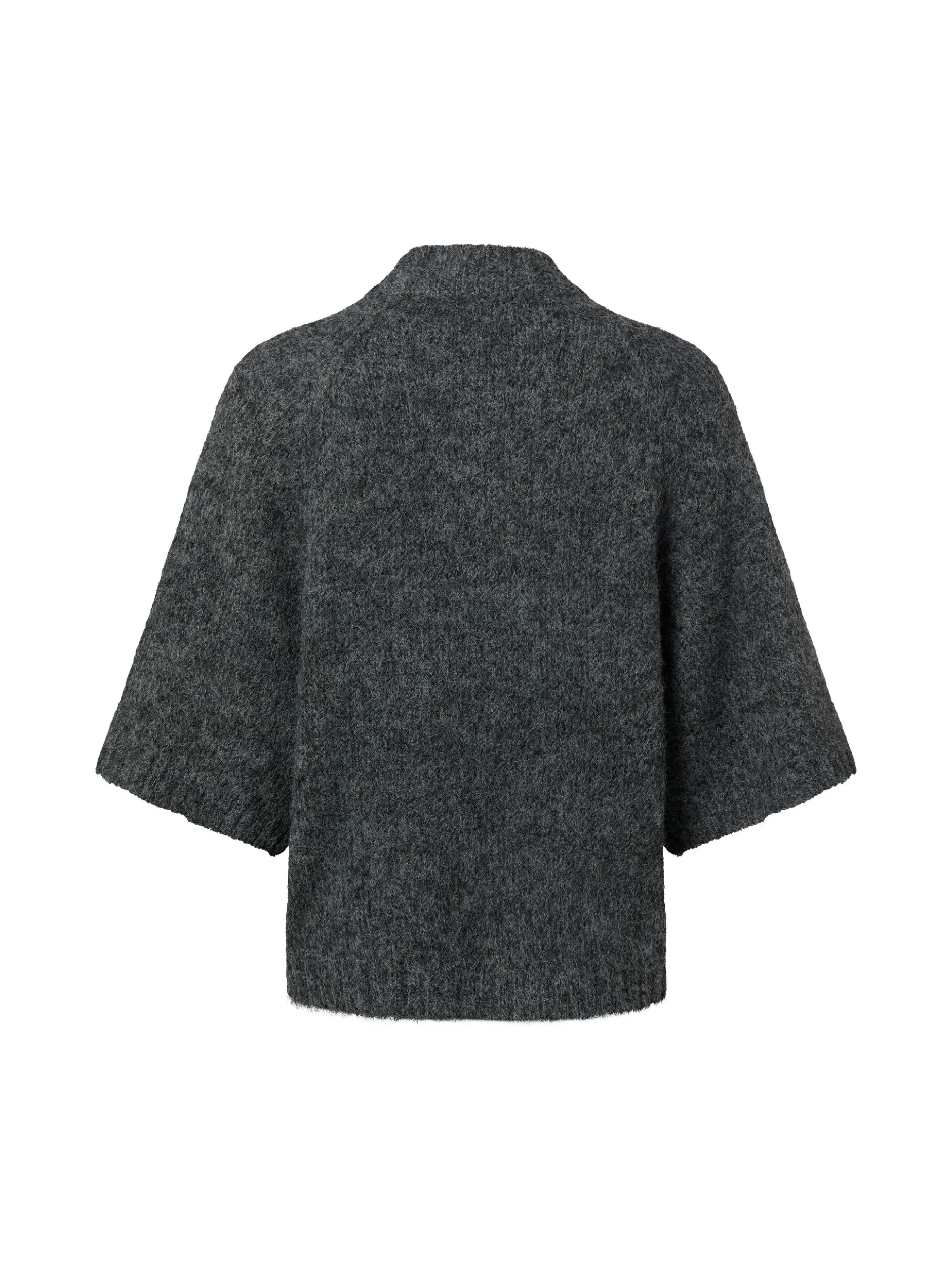 Neo Noir Damen Strickjacke - Benuta Fluffy in anthrazit