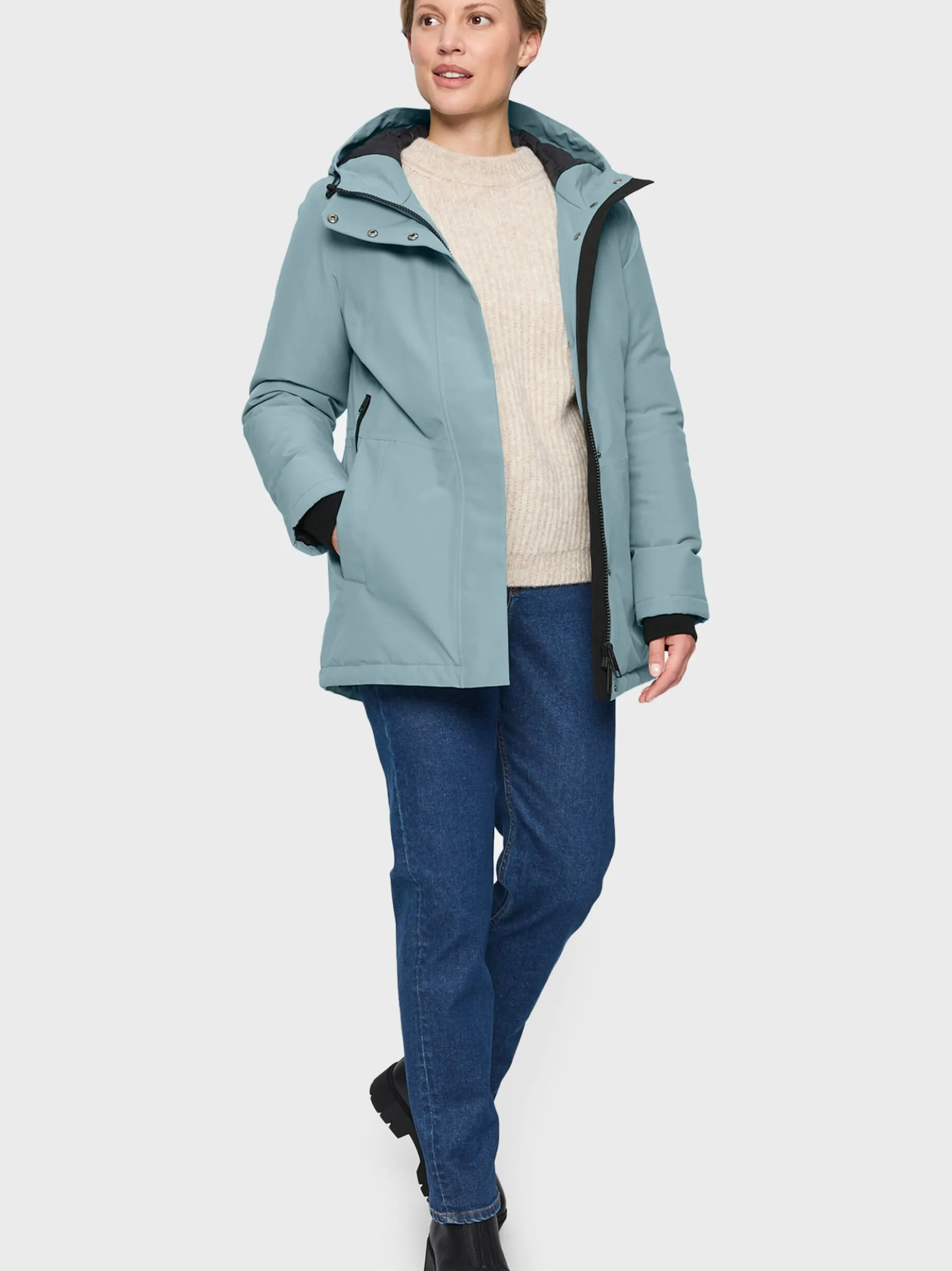 New View Damen Jacke - Fiona in hellblau