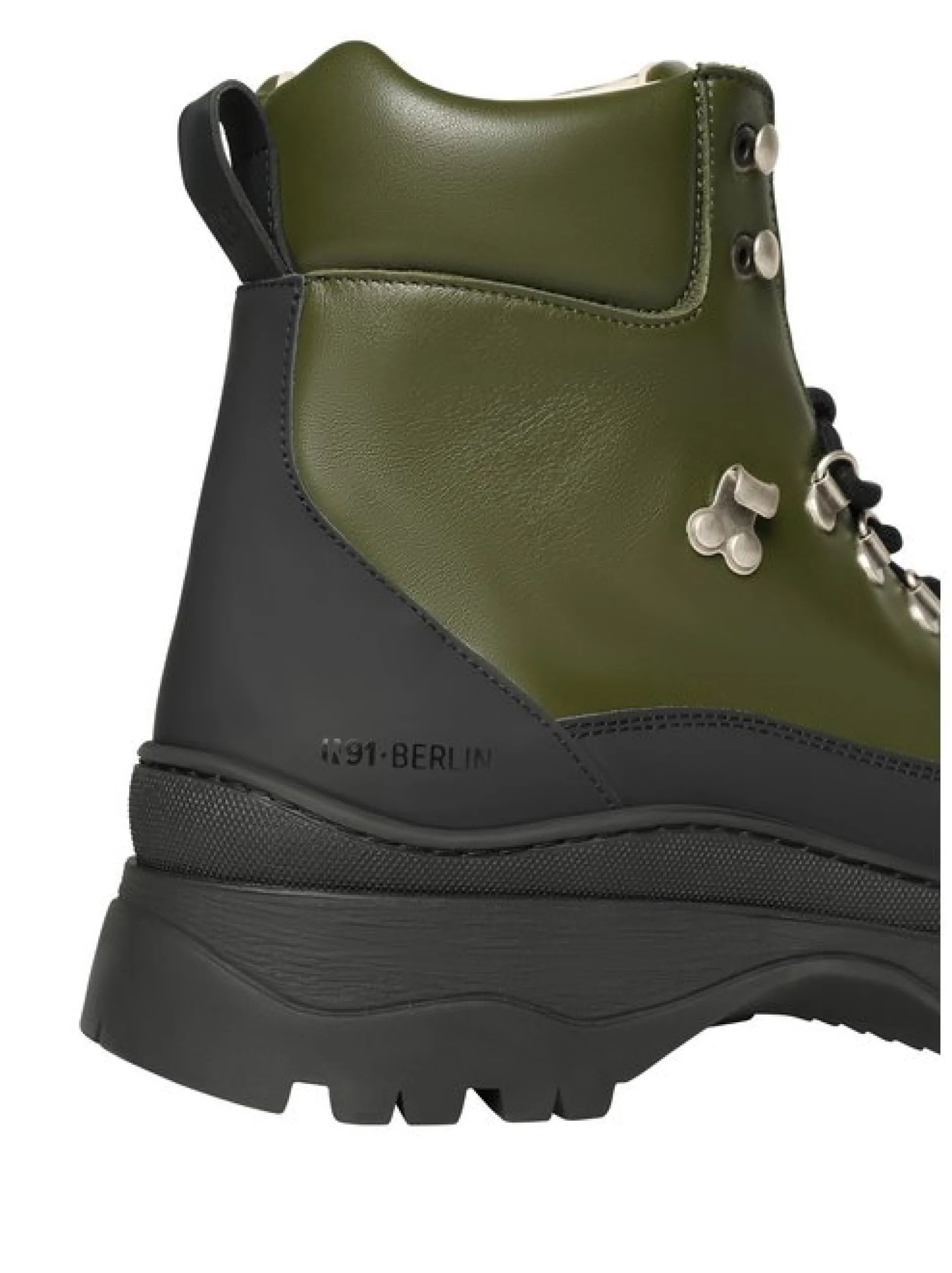 N91 Herren Schnürboots – Style Choice FI1 in grün