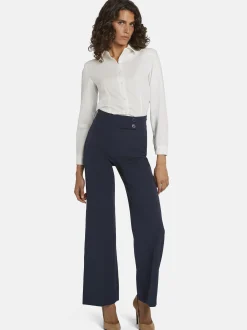 Nicowa Damen Marlenehose - COREANA in blau - Länge: lang
