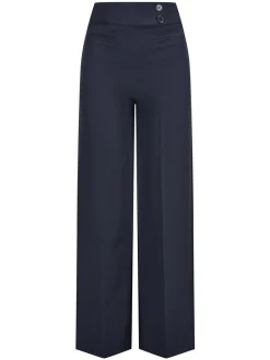 Nicowa Damen Marlenehose - COREANA in blau - Länge: lang
