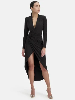 Nicowa Damen Midikleid - MICIMA in schwarz