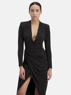 Nicowa Damen Midikleid - MICIMA in schwarz