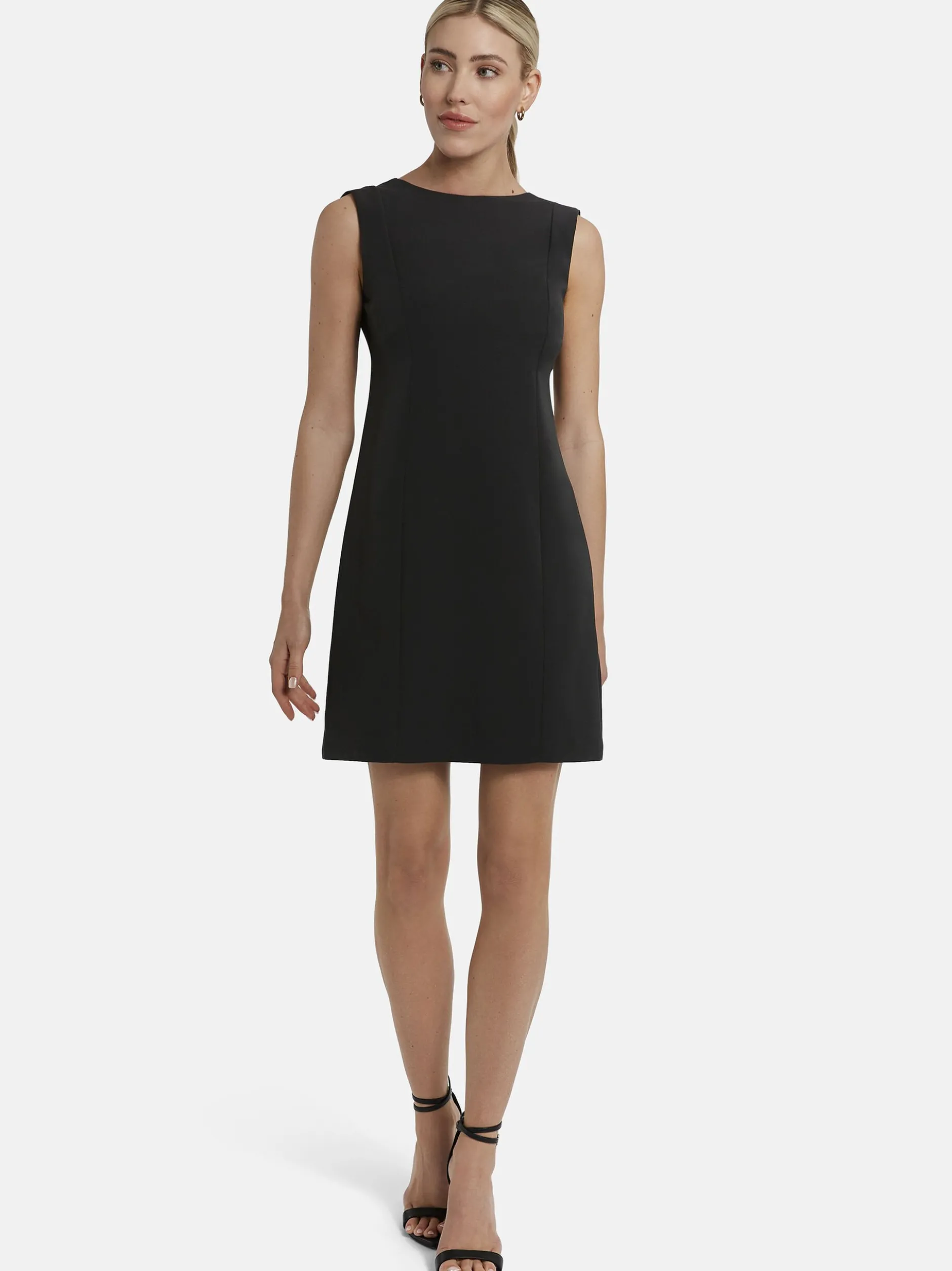 Nicowa Damen Minikleid - ELIOVA in schwarz - Länge: kurz