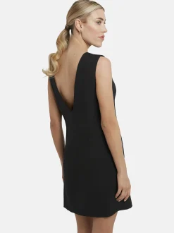 Nicowa Damen Minikleid - ELIOVA in schwarz - Länge: kurz