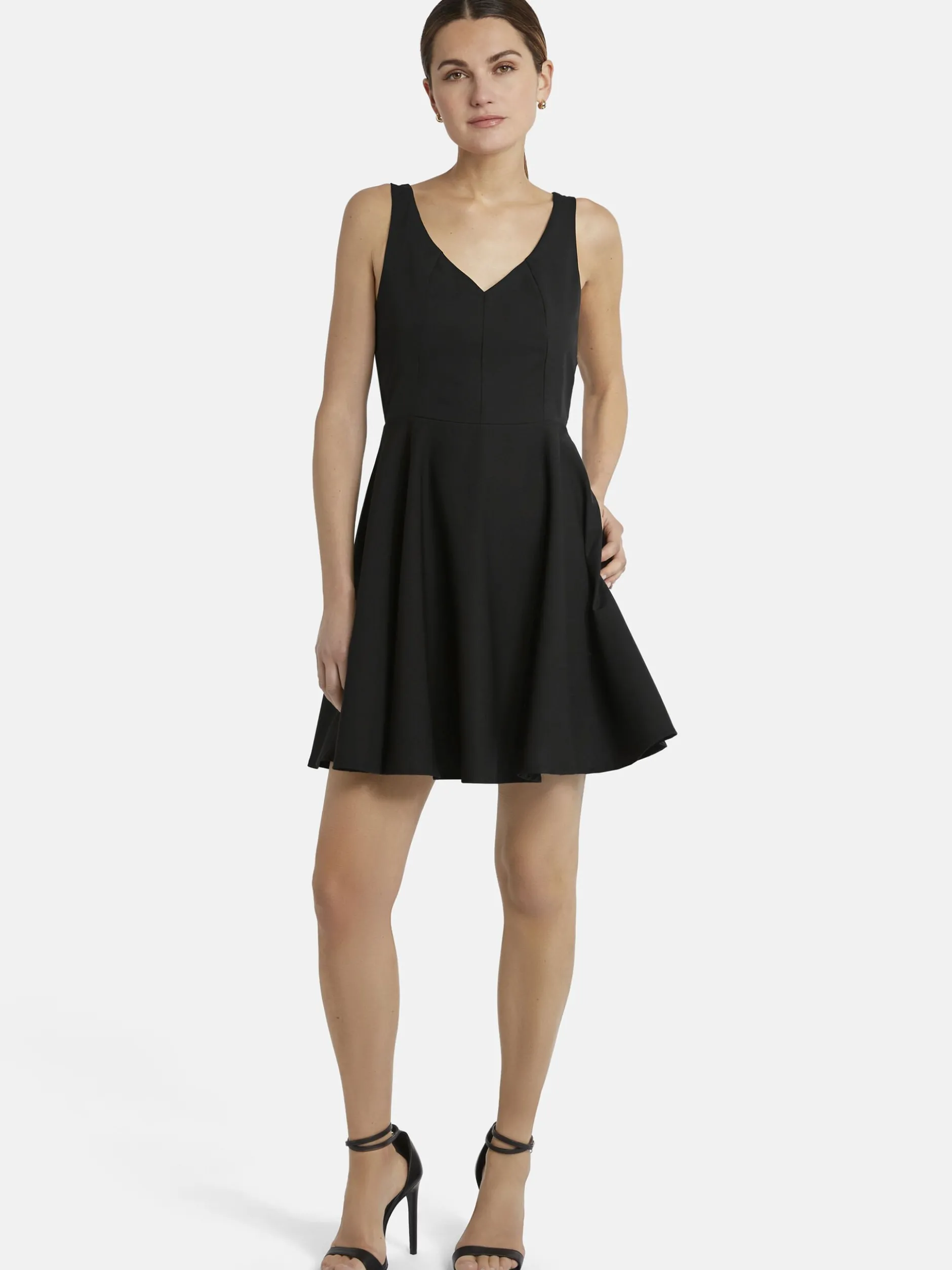 Nicowa Damen Minikleid - OWILETTA in schwarz