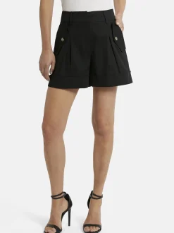 Nicowa Damen Shorts - JUNOWI in schwarz - Länge: kurz