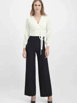 Nicowa Damen Stoffhose - COREANA in schwarz