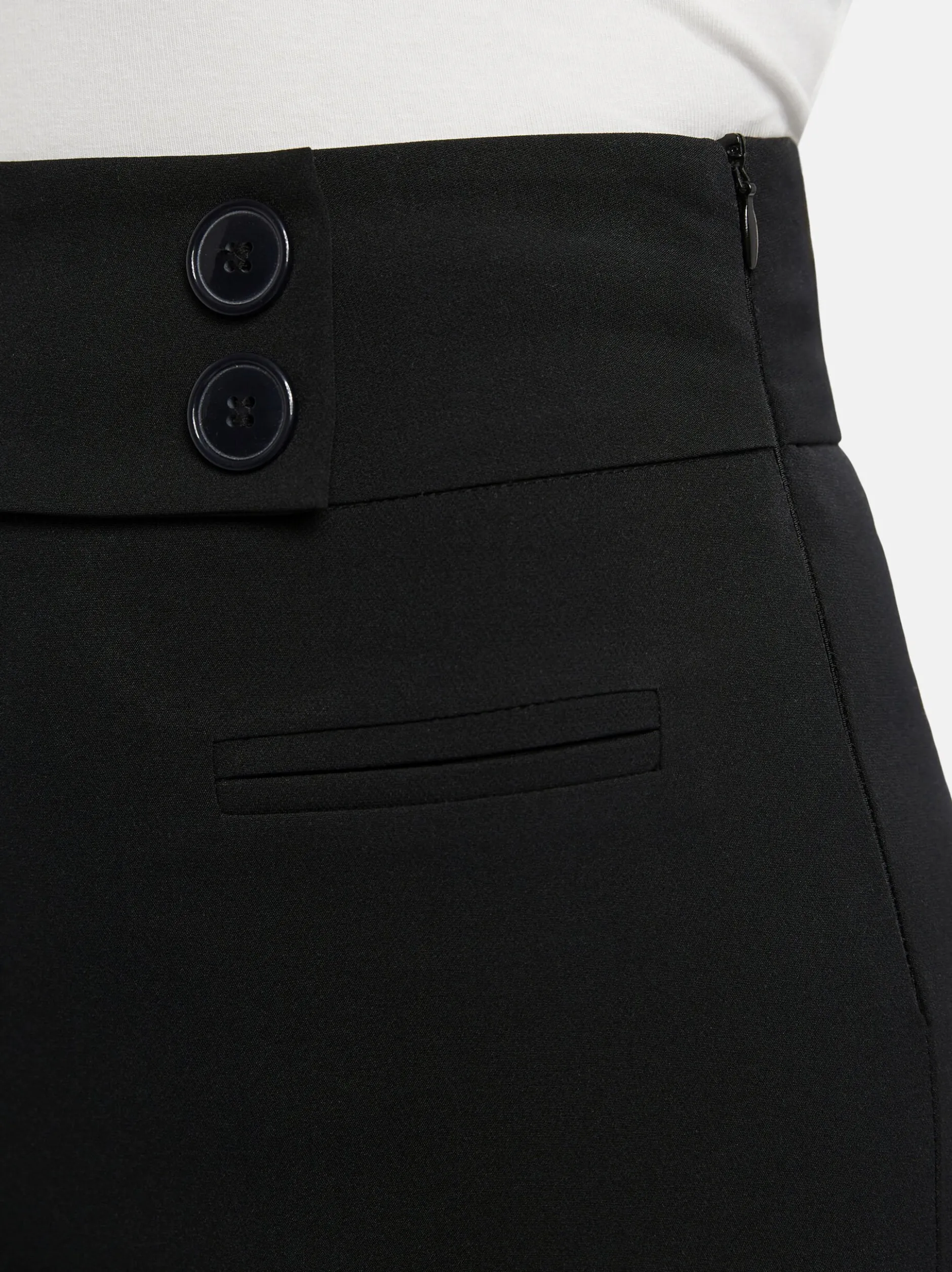 Nicowa Damen Stoffhose - COREANA in schwarz