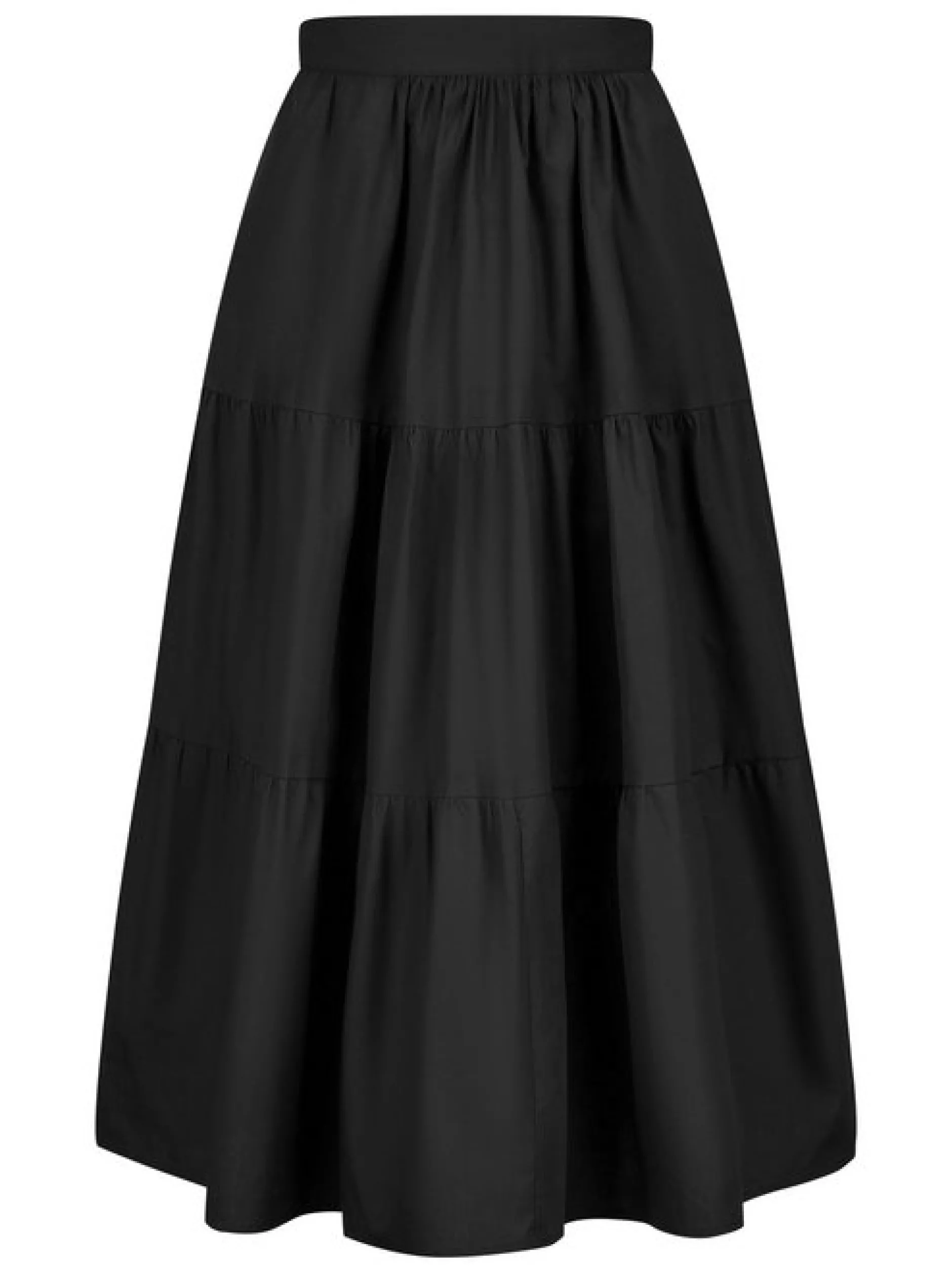 Nicowa Damen Stufenrock - CANIWO in schwarz