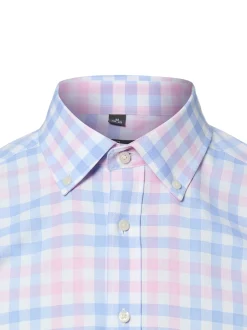 Nils Sundström Herren Freizeithemd in rosa hellblau