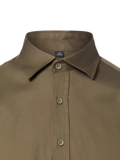 Nils Sundström Herren Freizeithemd in khaki