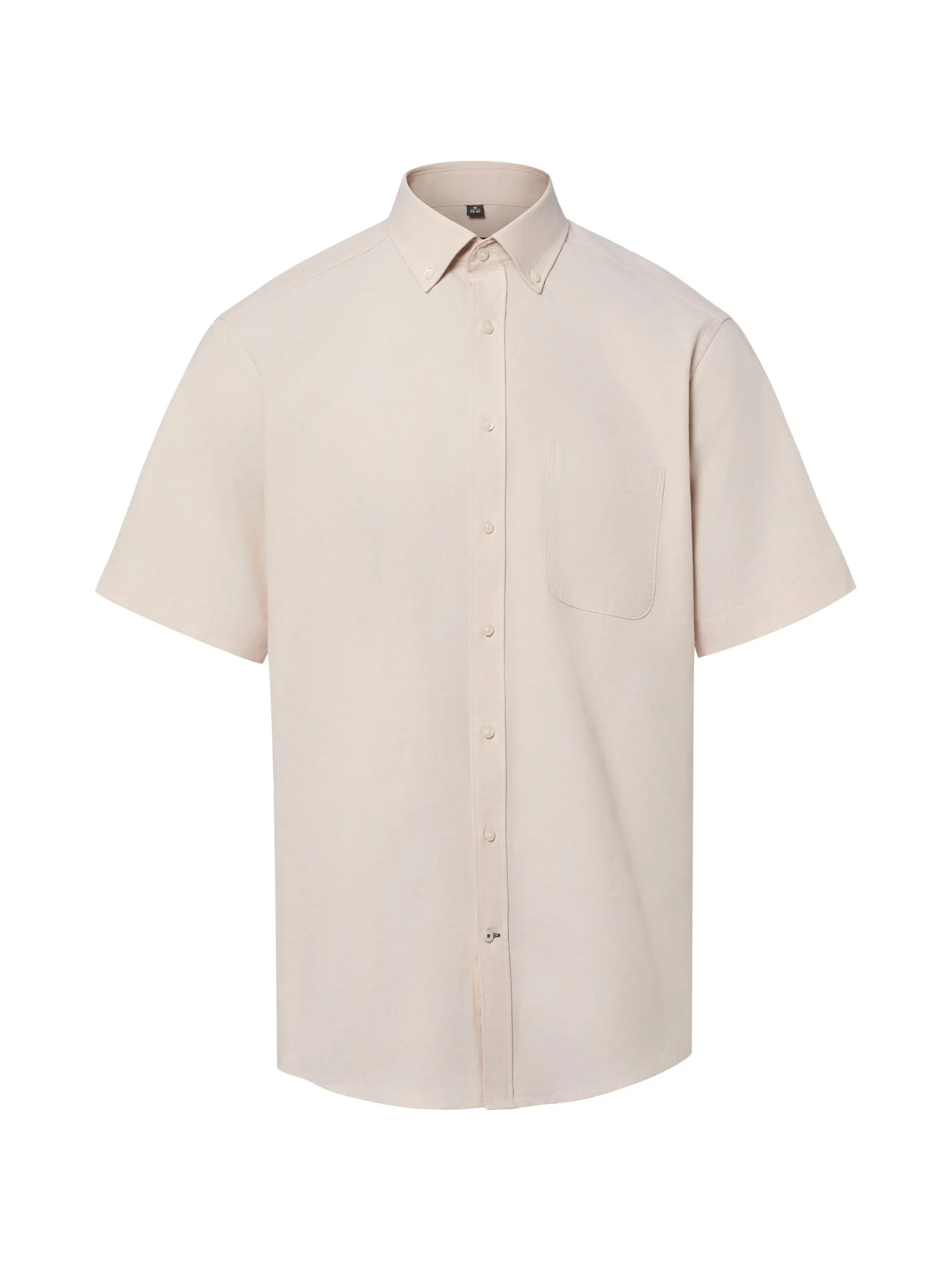 Nils Sundström Herren Kurzarmhemd in beige