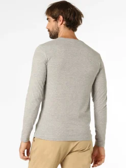 Nils Sundström Herren Langarmshirt in hellgrau