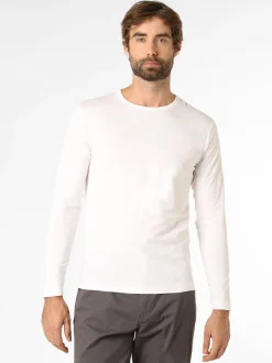 Nils Sundström Herren Langarmshirt in weiß