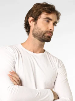 Nils Sundström Herren Langarmshirt in weiß