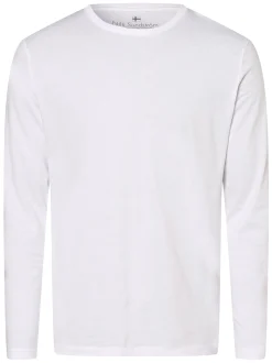 Nils Sundström Herren Langarmshirt in weiß