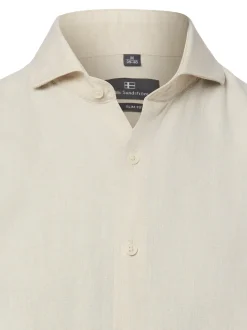 Nils Sundström Herren Leinenhemd in beige