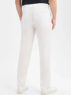 Nils Sundström Herren Leinenhose - N-Scott in weiß