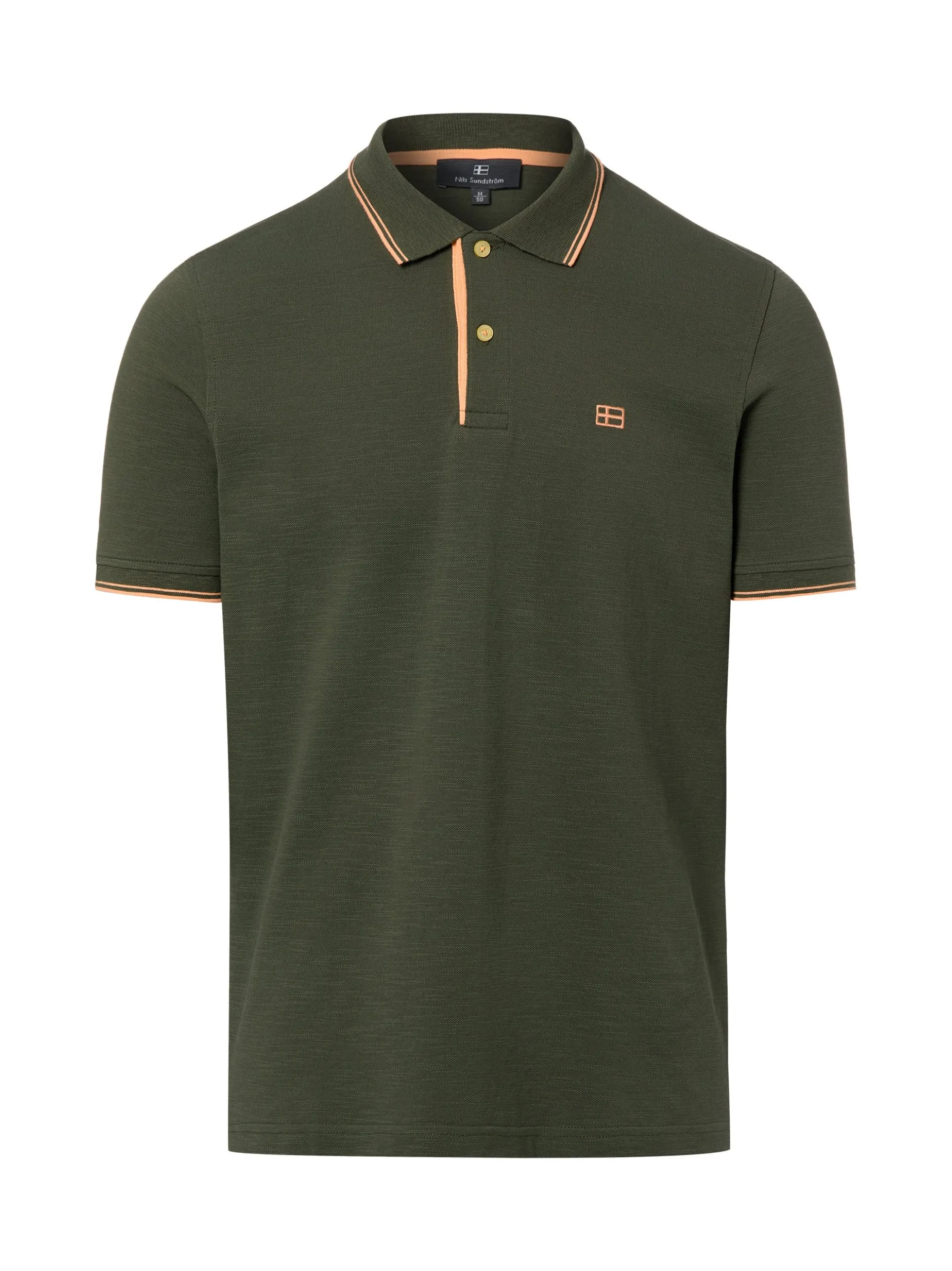 Nils Sundström Herren Poloshirt in khaki