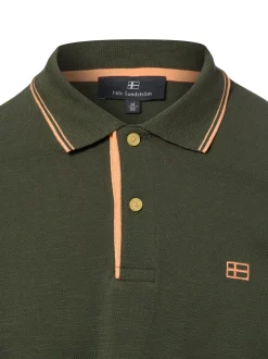 Nils Sundström Herren Poloshirt in khaki