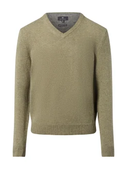 Nils Sundström Herren Pullover in lind - Ärmel: langarm