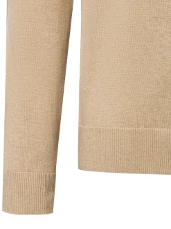 Nils Sundström Herren Pullover in beige - Ärmel: langarm