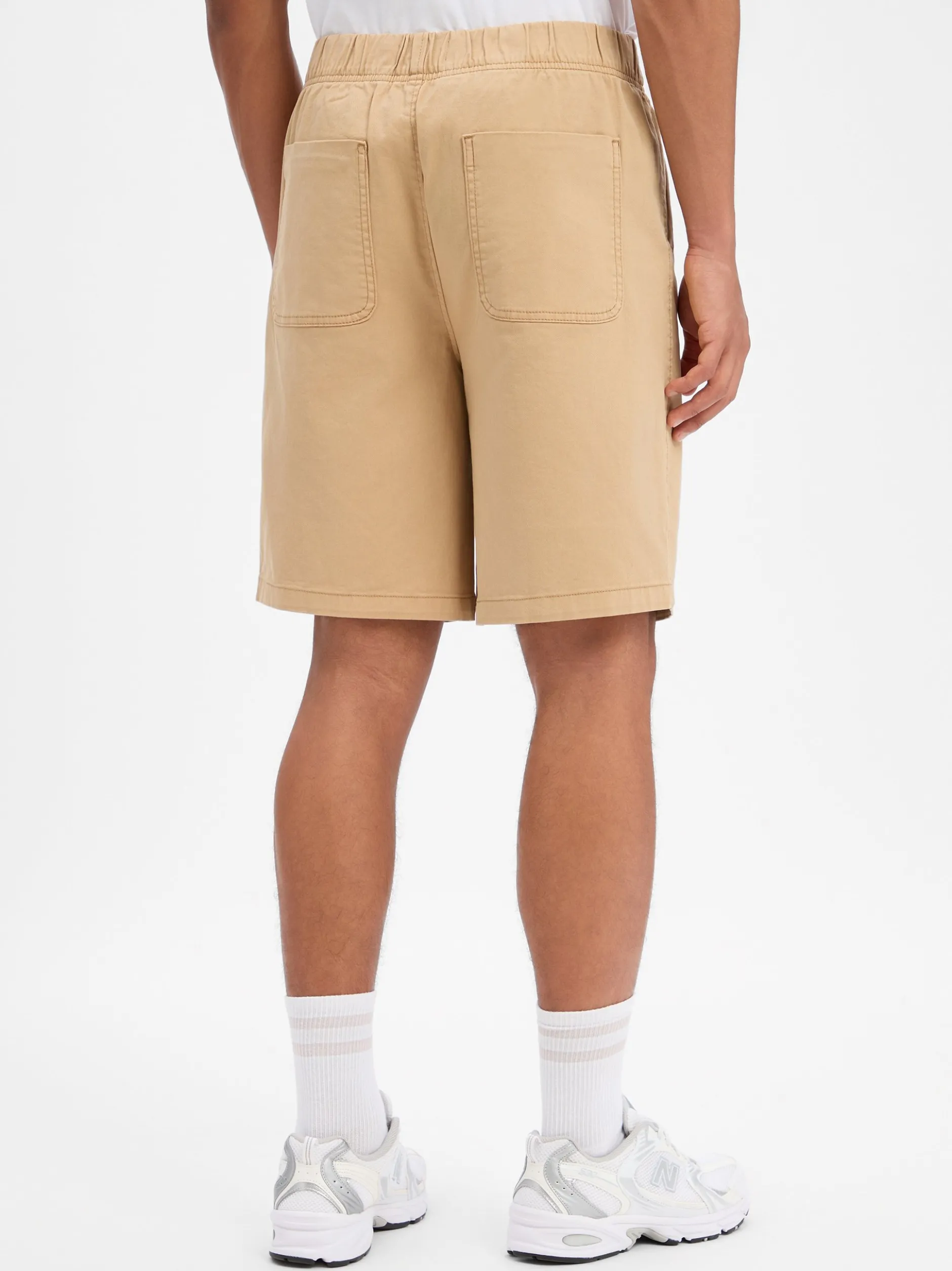 Nils Sundström Herren Shorts in camel - Länge: kurz