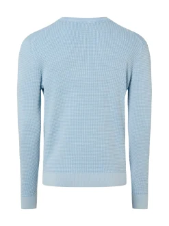 Nils Sundström Herren Strickpullover in hellblau