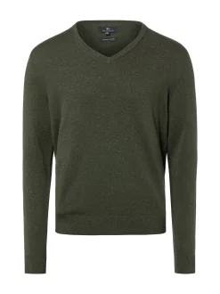 Nils Sundström Herren Strickpullover in khaki