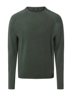Nils Sundström Herren Strickpullover in schilf