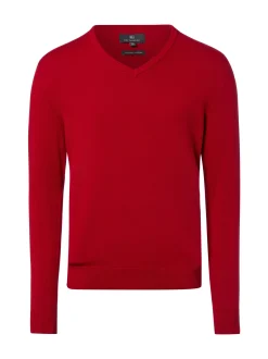 Nils Sundström Herren Strickpullover in rot