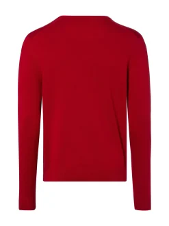 Nils Sundström Herren Strickpullover in rot