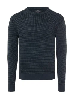 Nils Sundström Herren Strickpullover in anthrazit