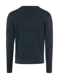 Nils Sundström Herren Strickpullover in anthrazit