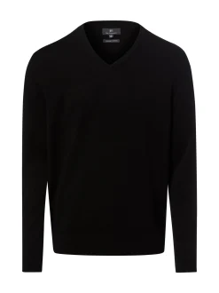 Nils Sundström Herren Strickpullover in schwarz
