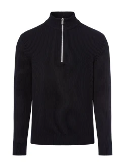 Nils Sundström Herren Strickpullover in marine